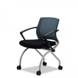 사무용 흑/스윙 (블루/F) 회의용 회의 의자 사무용가구, 사무실책상, 회의실책상, 사무실파티션