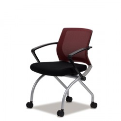 사무용 흑/스윙 (적/F) 회의용 회의 의자 사무용가구, 사무실책상, 회의실책상, 사무실파티션