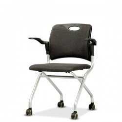 사무용 바이킹C(팔유/로라) 폴딩 블랙 회의용 회의 의자 사무용가구, 사무실책상, 회의실책상, 사무실파티션